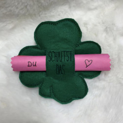 Stickdatei - ITH Klee "Du schaffst das"